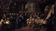 Colbert Presenting the Members of the Royal Academy of Sciences to Louis XIV in 1667 Henri Testelin